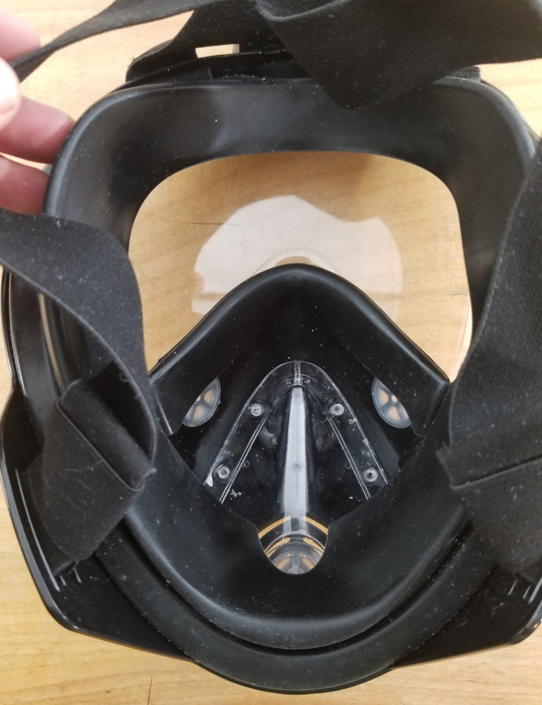 Greatever Full Face Snorkel Mask Foldable Black