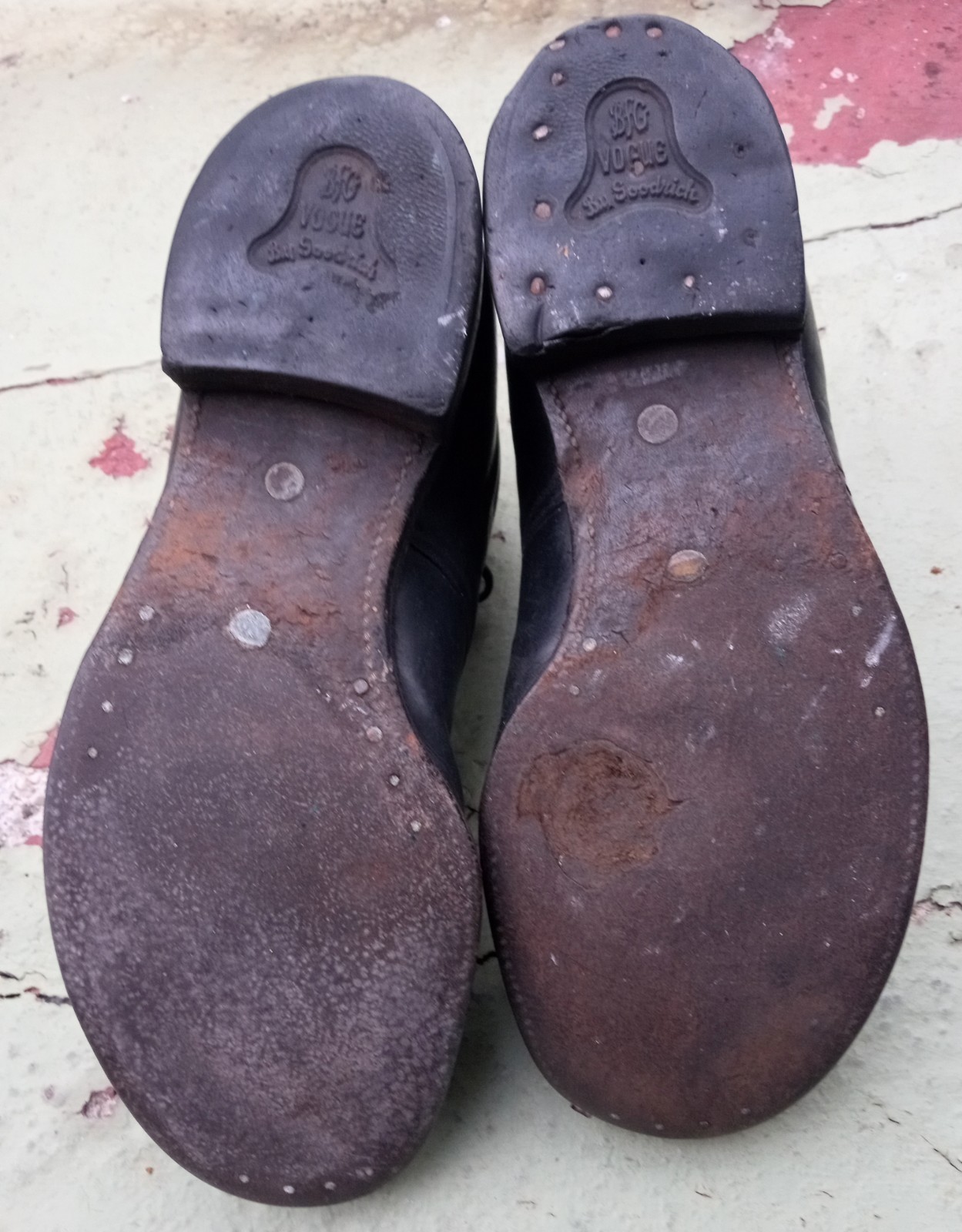 Span Am Indian Wars US Boots Black Leather 11" Long Goodrich Heels Volunteers