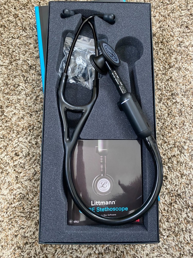 3M Littmann CORE Digital Stethoscope BLACK - minor use, open box.