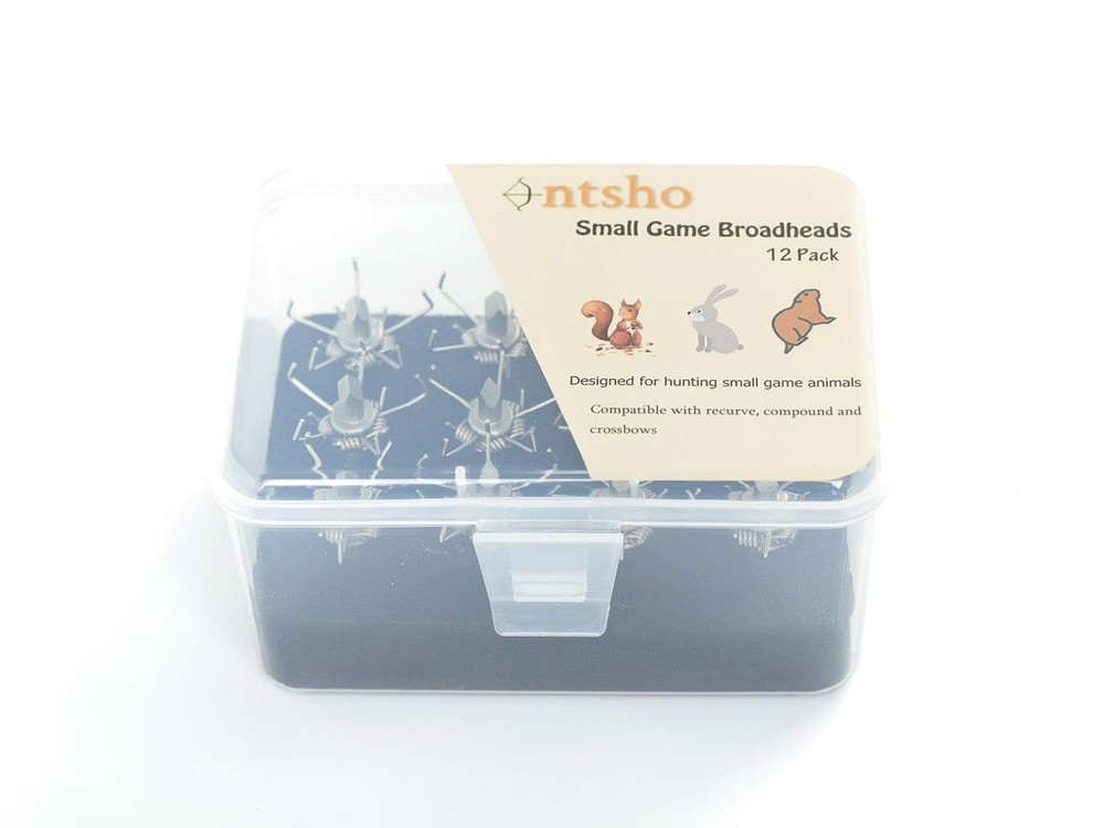 Ontsho 125 Grain Small Game Broadheads Sharp Points Sharp, 125 Grains