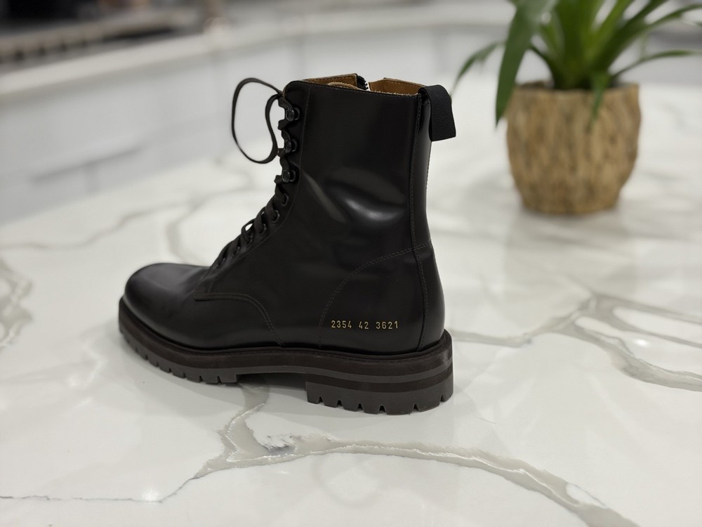 common projects Men’s combat Boot Brown Size 42