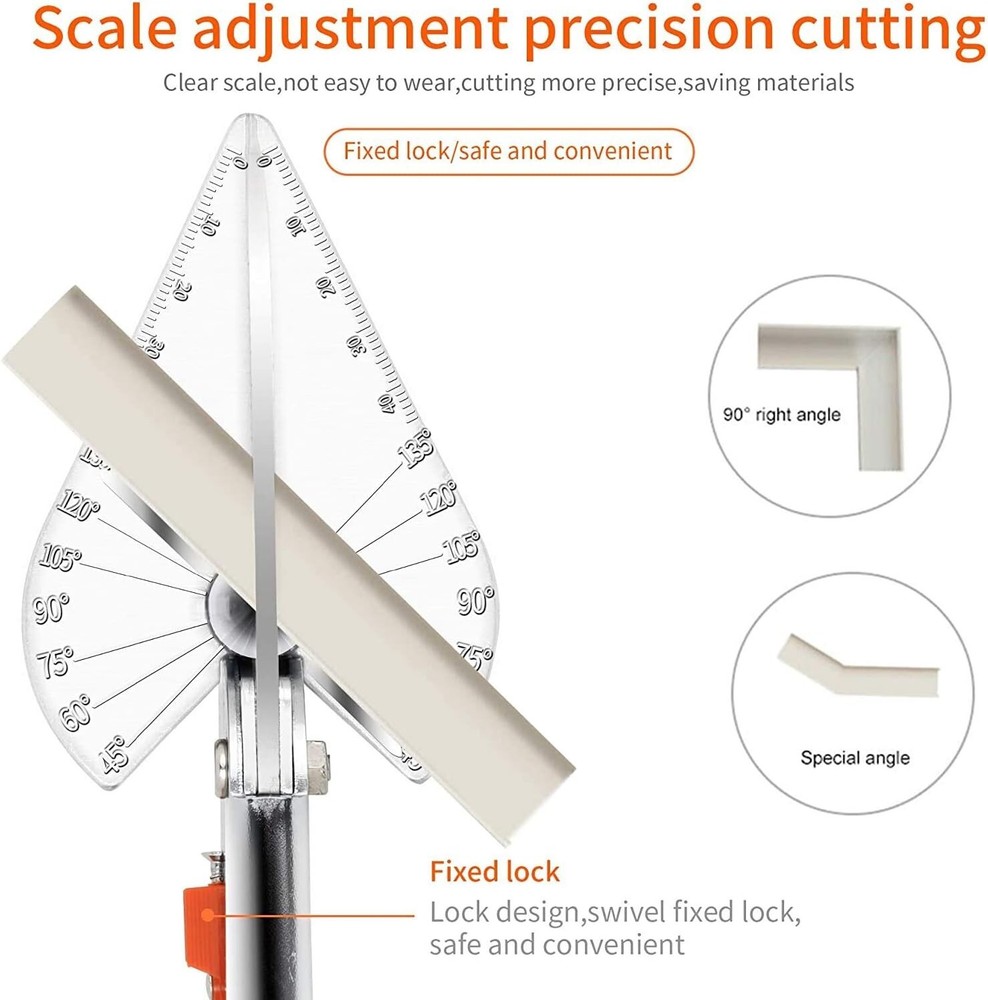 Multi Angle Miter Shear Cutter Hand Tools,45-135 Degree Adjustable Angle Scissor