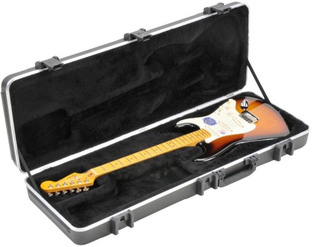 SKB Cases 1SKB-66PRO Pro Rectangular Electric Guitar Case, ABS Exterior Shell