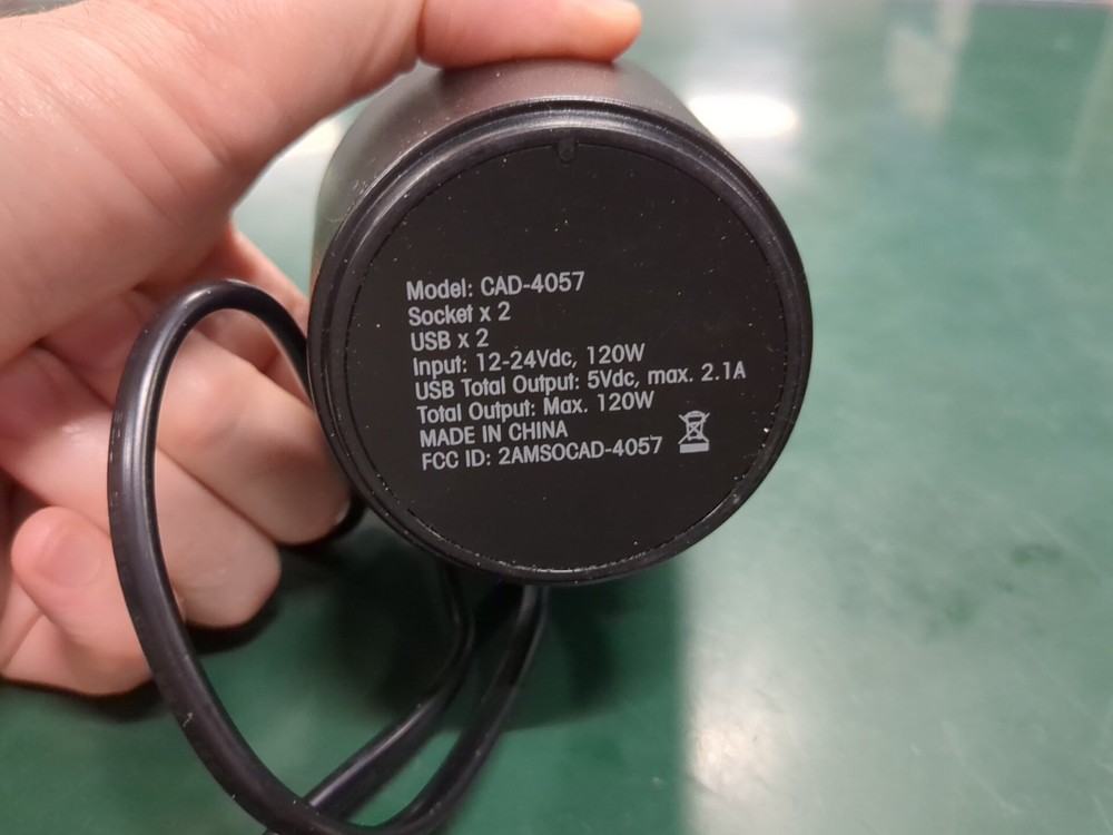 USED Car and Driver (CAD-4057) Cup Holder/Bluetooth FM Transmitter/Car Charger