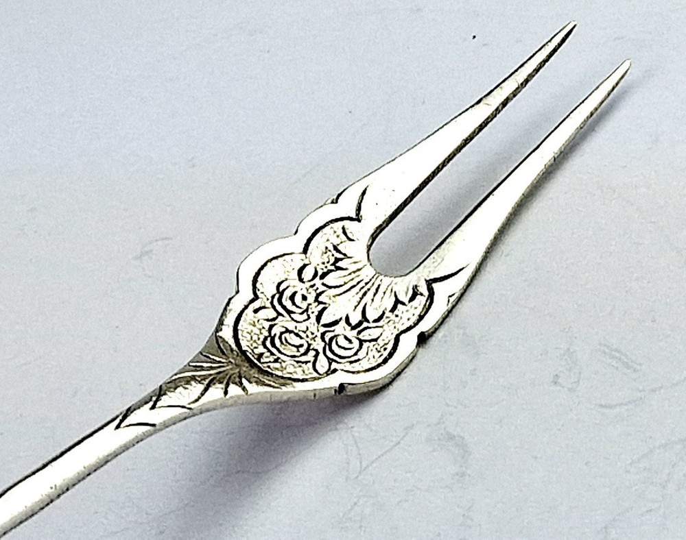 Serving Fork Fork Rose 800 Silver Z341