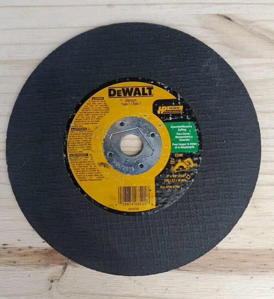 DeWalt HP Concrete Masonry Cutting Wheel