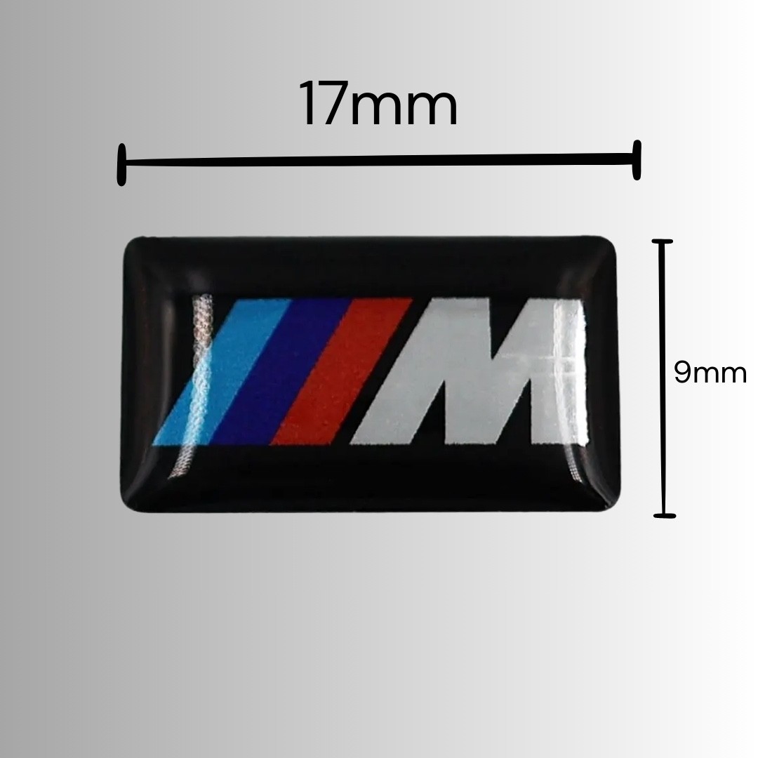 4 PCS For BMW M SPORT WHEEL M BADGE STICKER EMBLEM DECAL
