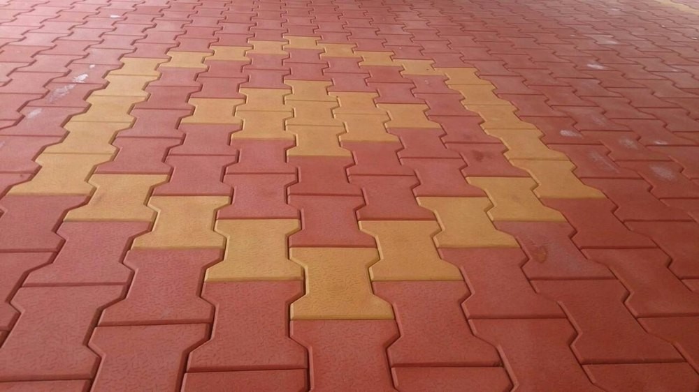 I shape Paver Stone Mold Interlocking Concrete Molds