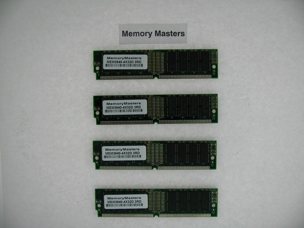 MEM3640-4X32D 128MB  4x32MB Memory for Cisco 3640