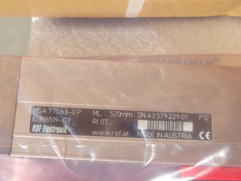 RSF-Elektronik MSA 770.63-0P Linear Encoder 520mm 816519-03