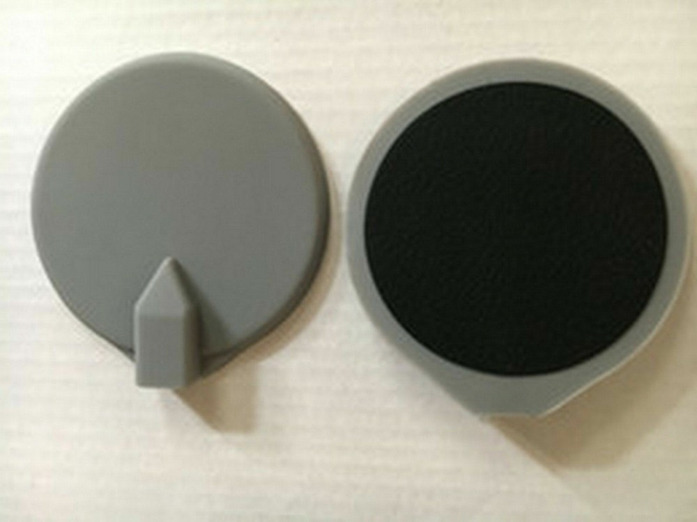 10 Rubber Reusable Replacement Electrode Pads For TENS Microcurrent 6.5cm Round