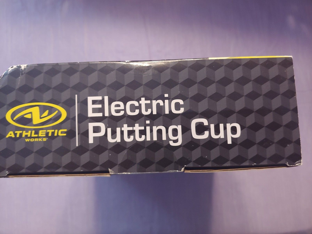 Athletic Works Electric Putting Cup, Adjustable Skill Level, Auto Ball Return