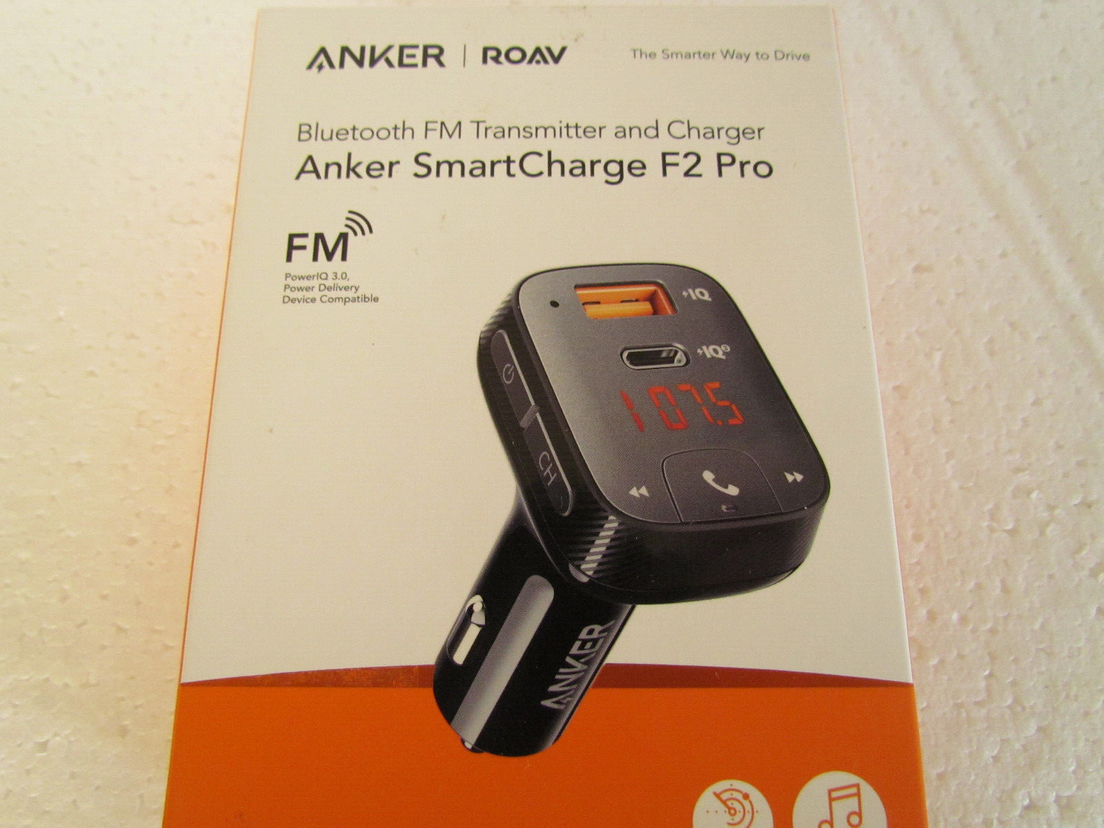 Anker Roav F2 Pro Wireless Bluetooth FM Transmitter & Charger SmartCharge