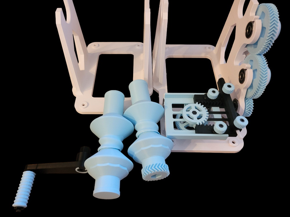 UPGRADED Universal 3D Filament Re-spooler/Transfer - Pre-assembled - Bambu Lab