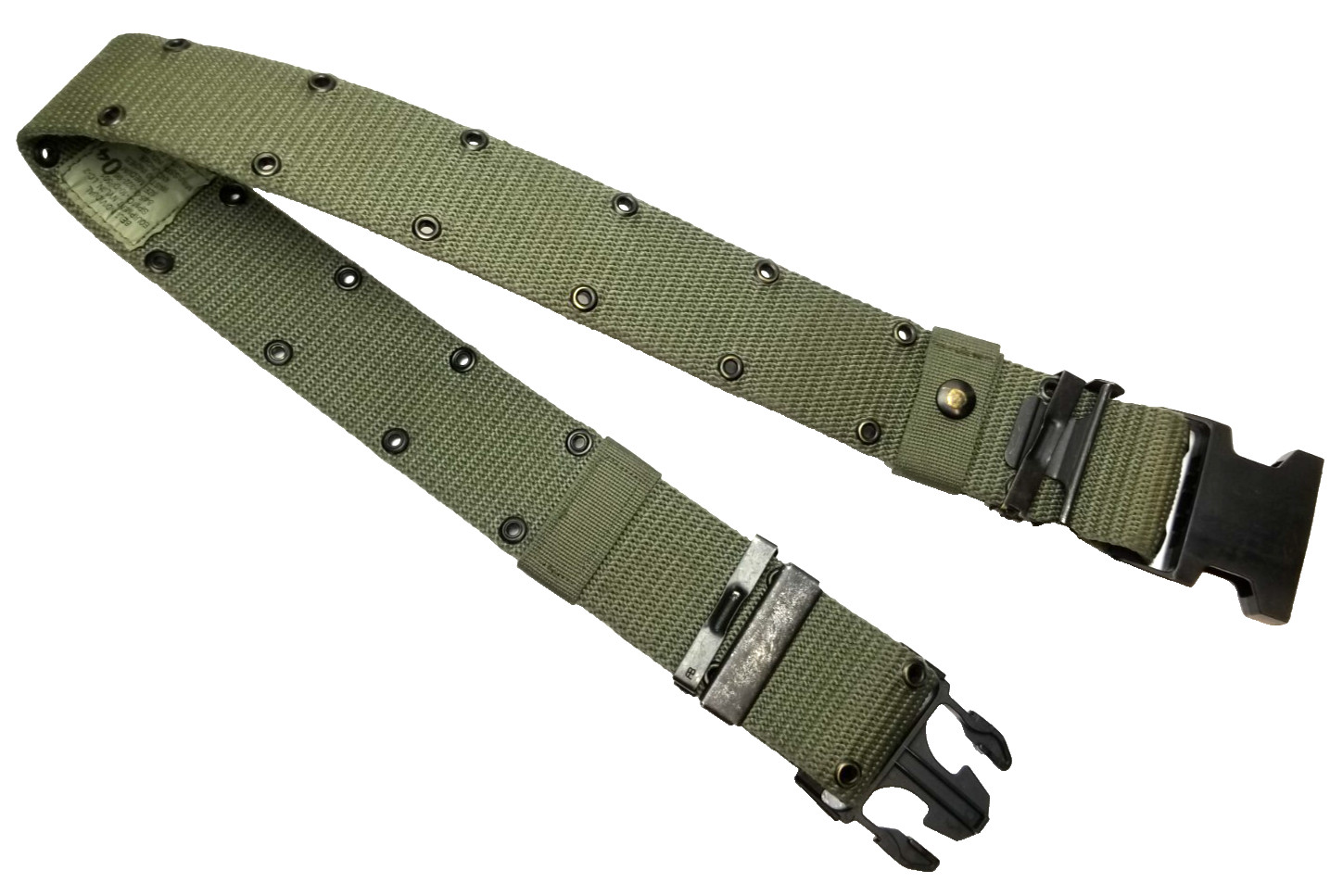 USGI LC2 ALICE Belt Individual Equipment Military USMC Web Belt OD Green MEDIUM
