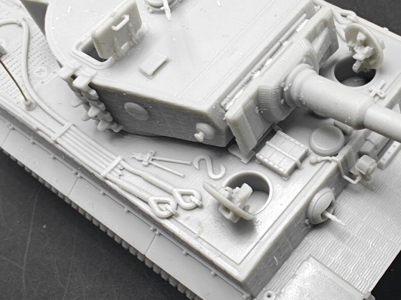 3D Printing 1/72 Panzerkampfwagen VI Ausf.E (Tiger I) Command Version with kit