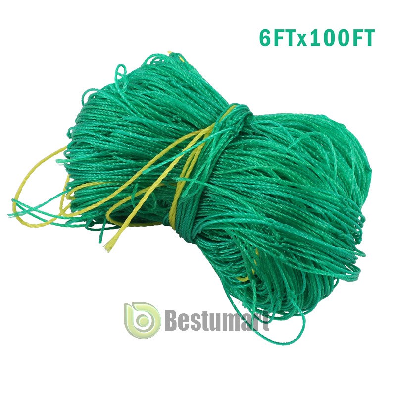 6-100FT Plant Trellis Netting for Climbing Plants Outdoor Garden Plant Grow Net