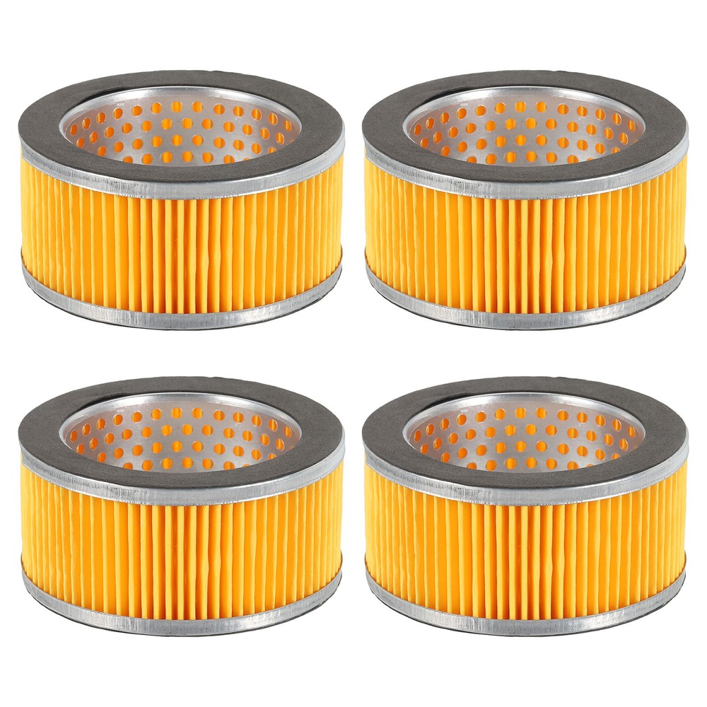 4Pack 4.2x2 Inch Air Compressor Intake Paper Filter Elements Replacement Yellow