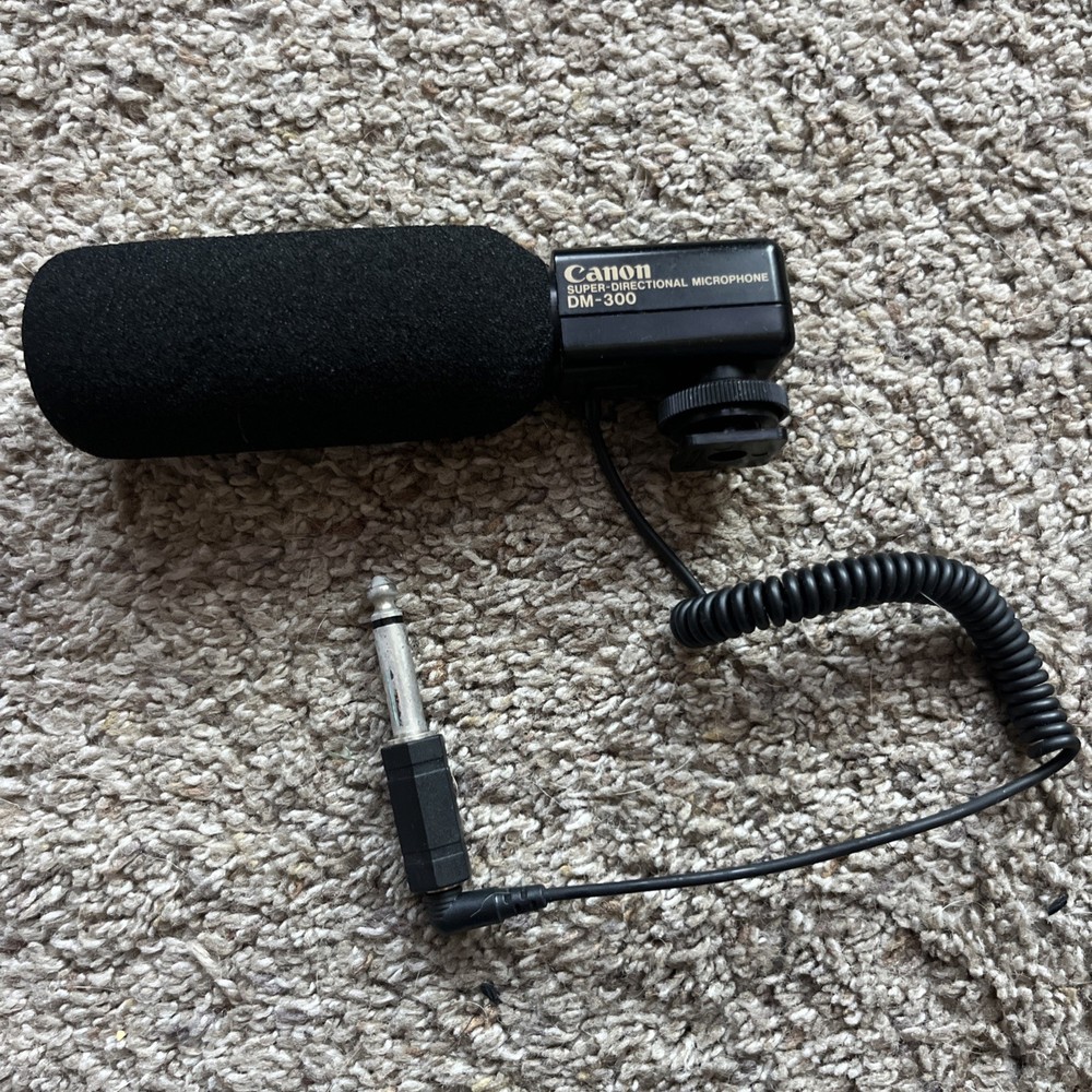 Canon DM-300 Super-Directional Microphone – Untested