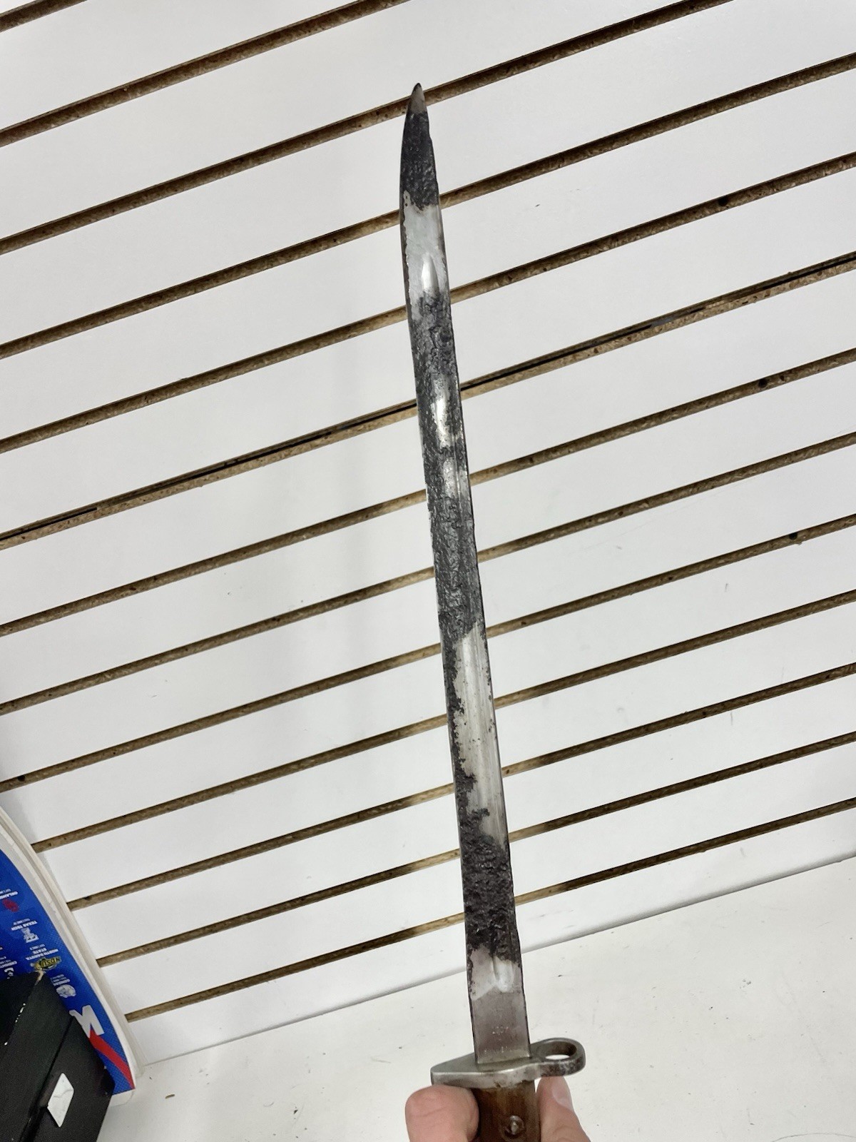 Original WWI British 1907 Enfield Bayonet Sanderson Marked NL