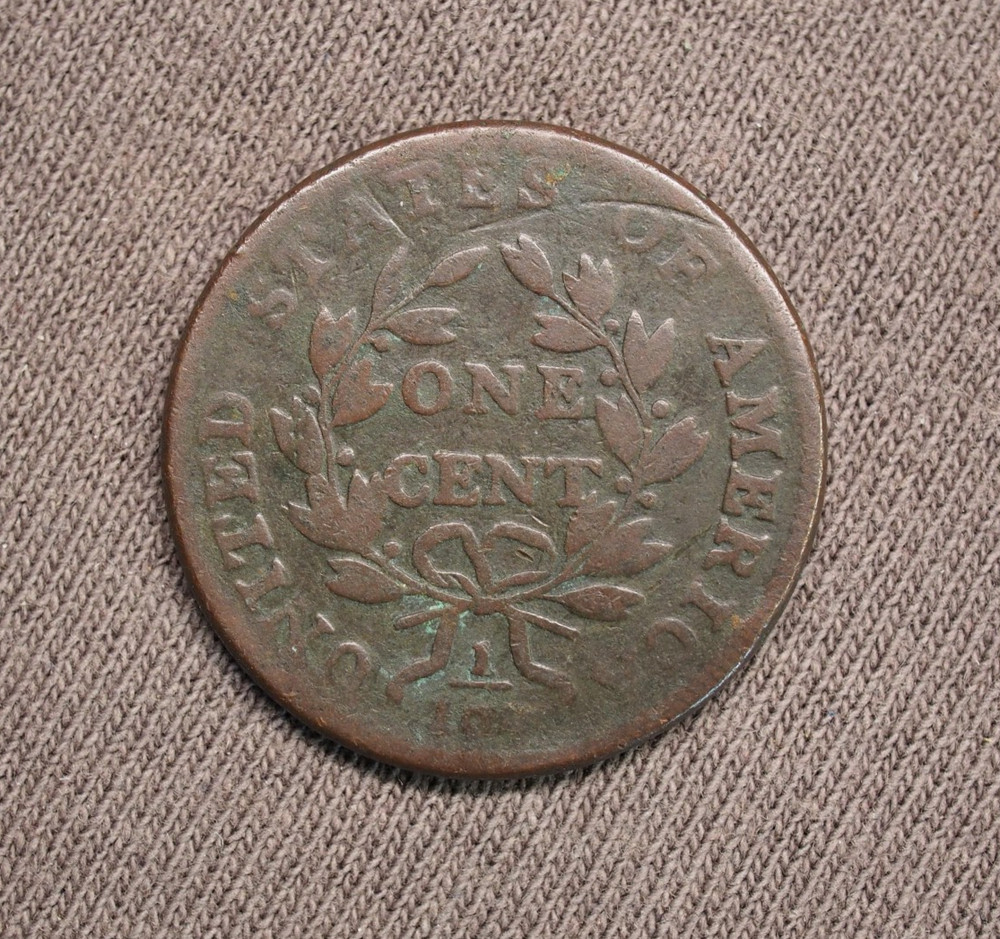 1801 Draped Bust Large cent 1c US mint coin