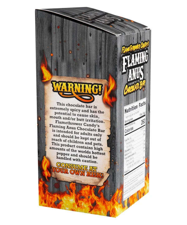 Flaming Anus Chocolate Bar