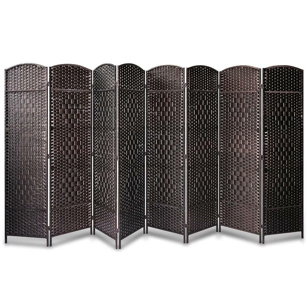 Serenelife Indoor Decorative 8-Panel Screen-Freestanding Wide Room Divider