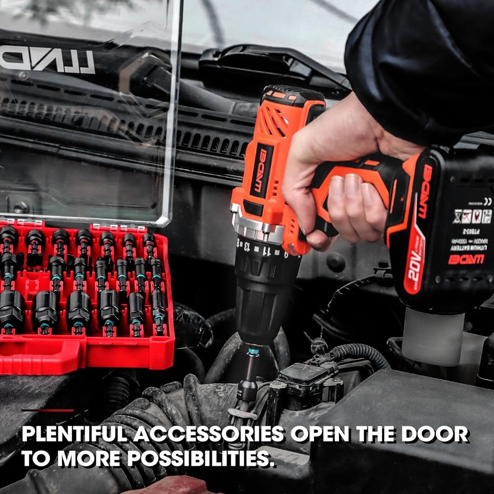 Magnetic Impact Nut Driver Set 55PCS 1/4 socket set with Deep Driver Bit Sets