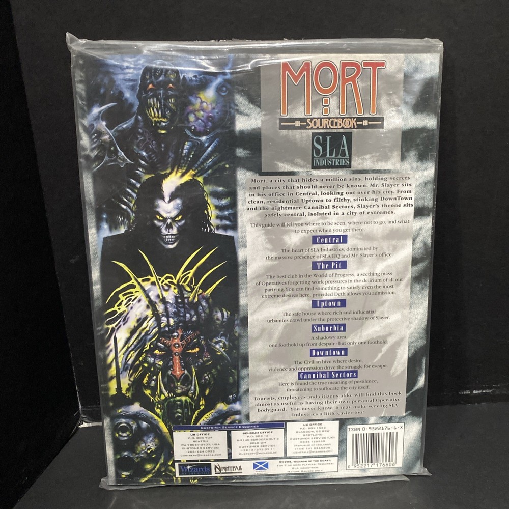 WOTC SLA Industries Mort Sourcebook