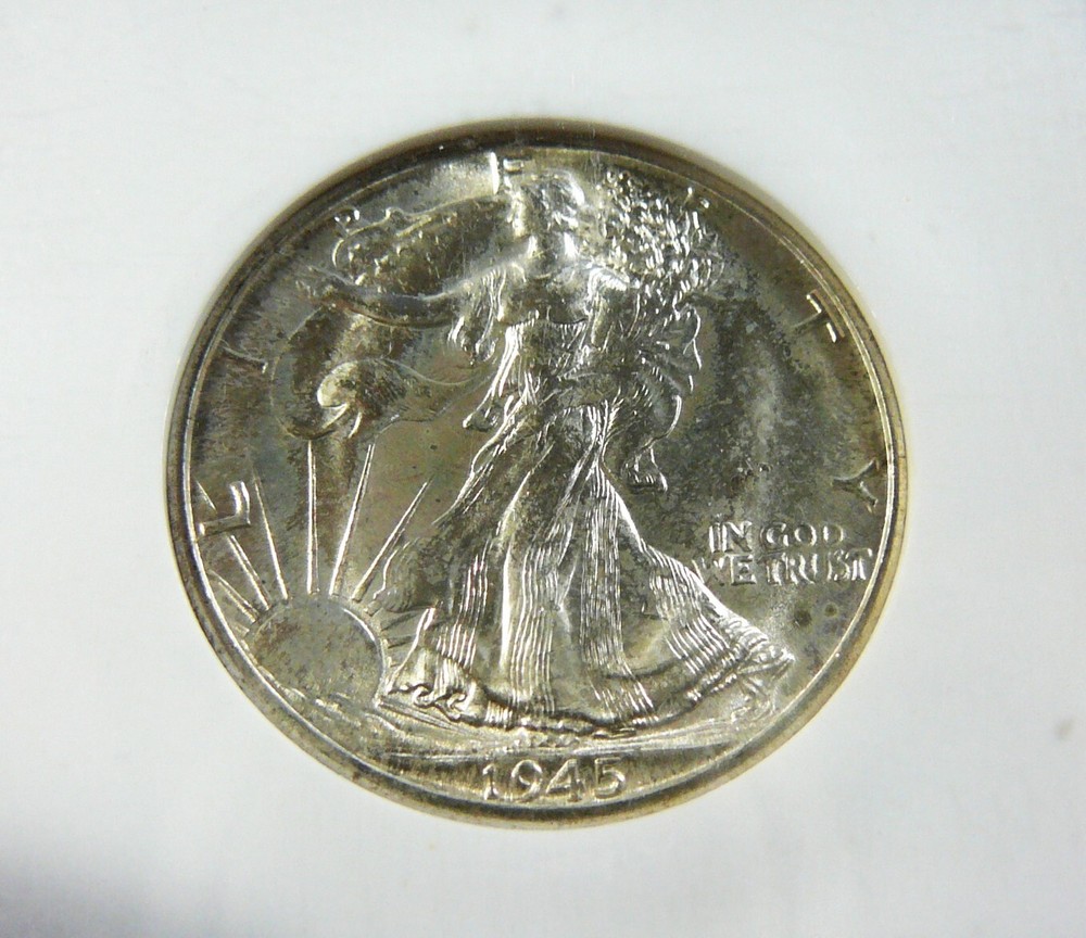 1945 D Walking Liberty Half NGC MS 65