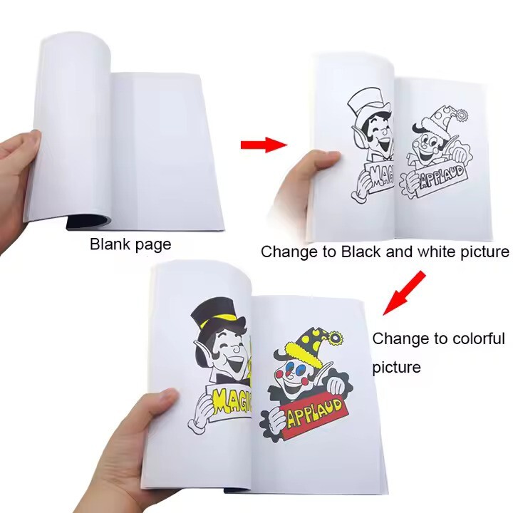 Magic Colouring Book Trick – Colour Changing Book for Magicians | Medium
