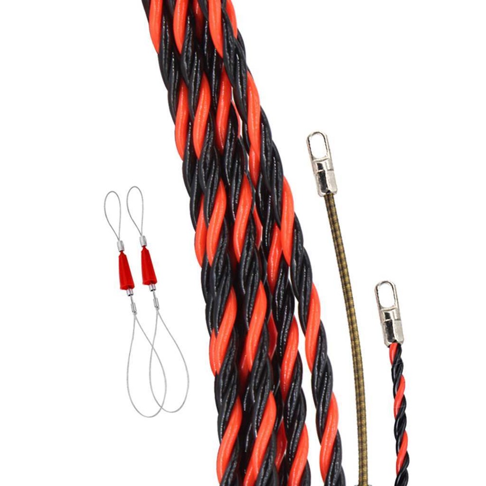 6.5mm x 30m Cable Push Puller Conduit Snake Cable Rodder Fish Tape Wire Guide