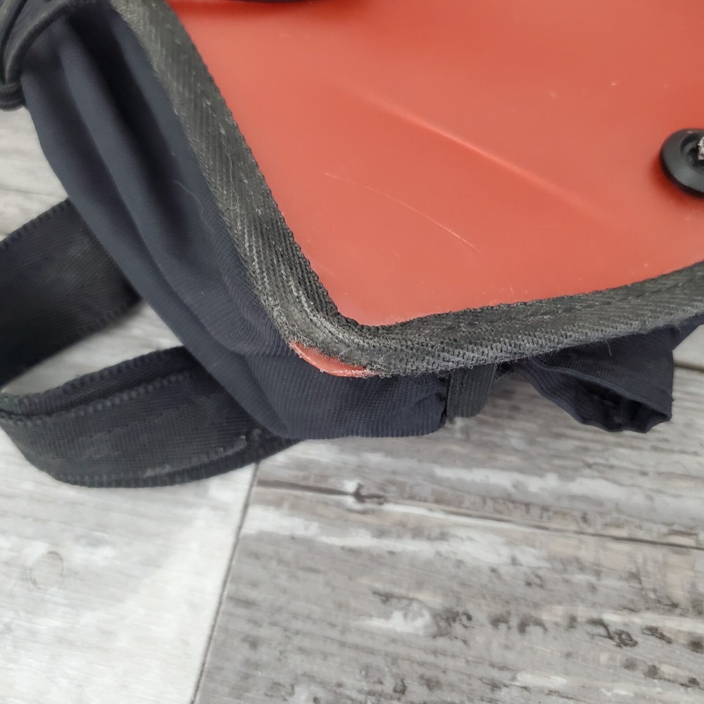 Boblbee Vintage 2003 Red Orange Adjustable Strap Hard Case Motorcycle Backpack