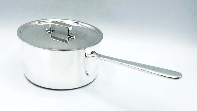 ASPREY LONDON RARE PAIR SAUCEPANS EDWARDIAN SILVER PLATED