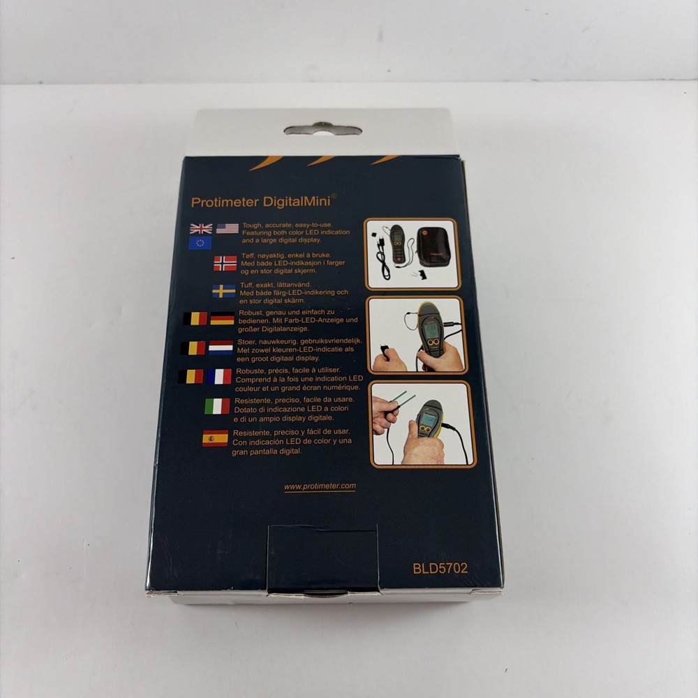 Protimeter Digital Mini BLD5702 Pin-Type Moisture Meter New