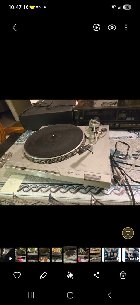 Technics SL-D3 direct-drive turntable