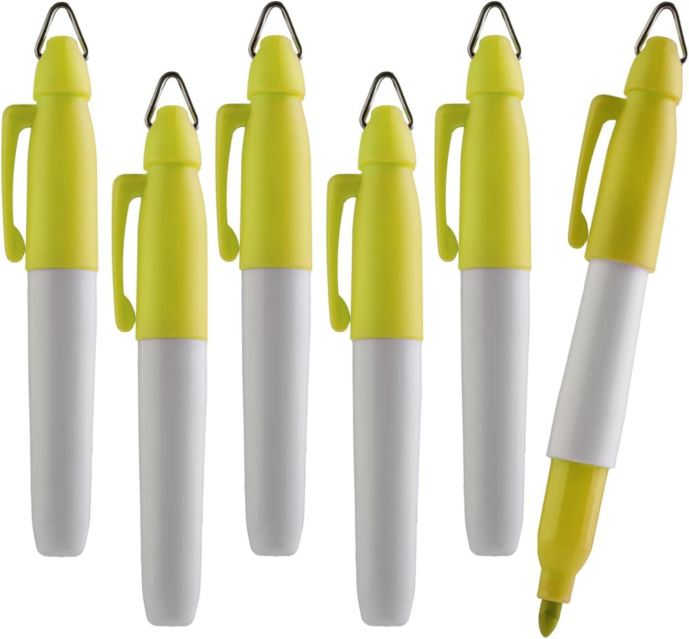 Mini Permanent Markers, Assorted Colours, Fine Point, 6 Count (Mixed)