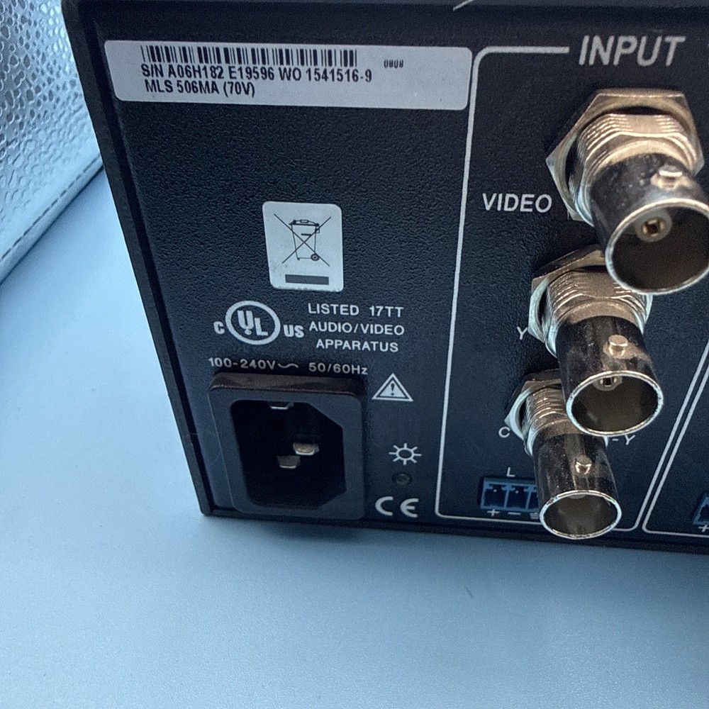 Extron MLS 506MA Multi-Format 6-Input MediaLink Switcher No Adapter