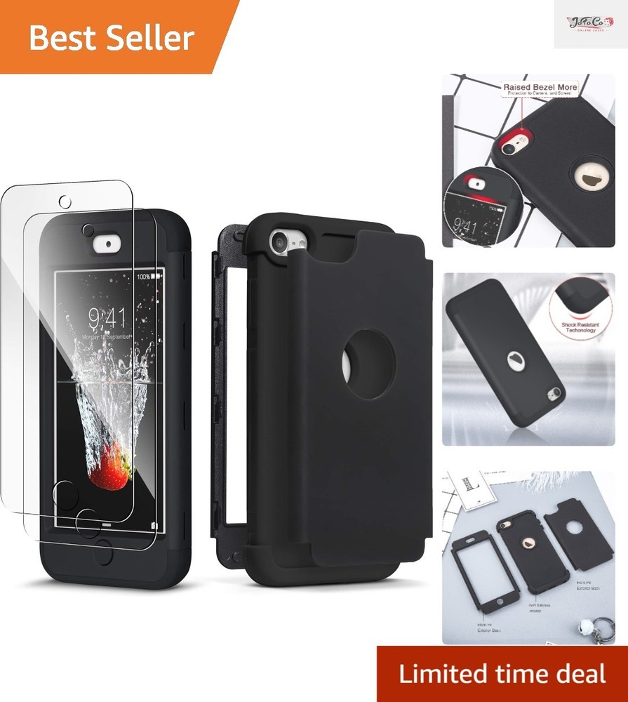 Stylish 3-Layer iPod Touch Case with Screen Protectors – Maximum Protection
