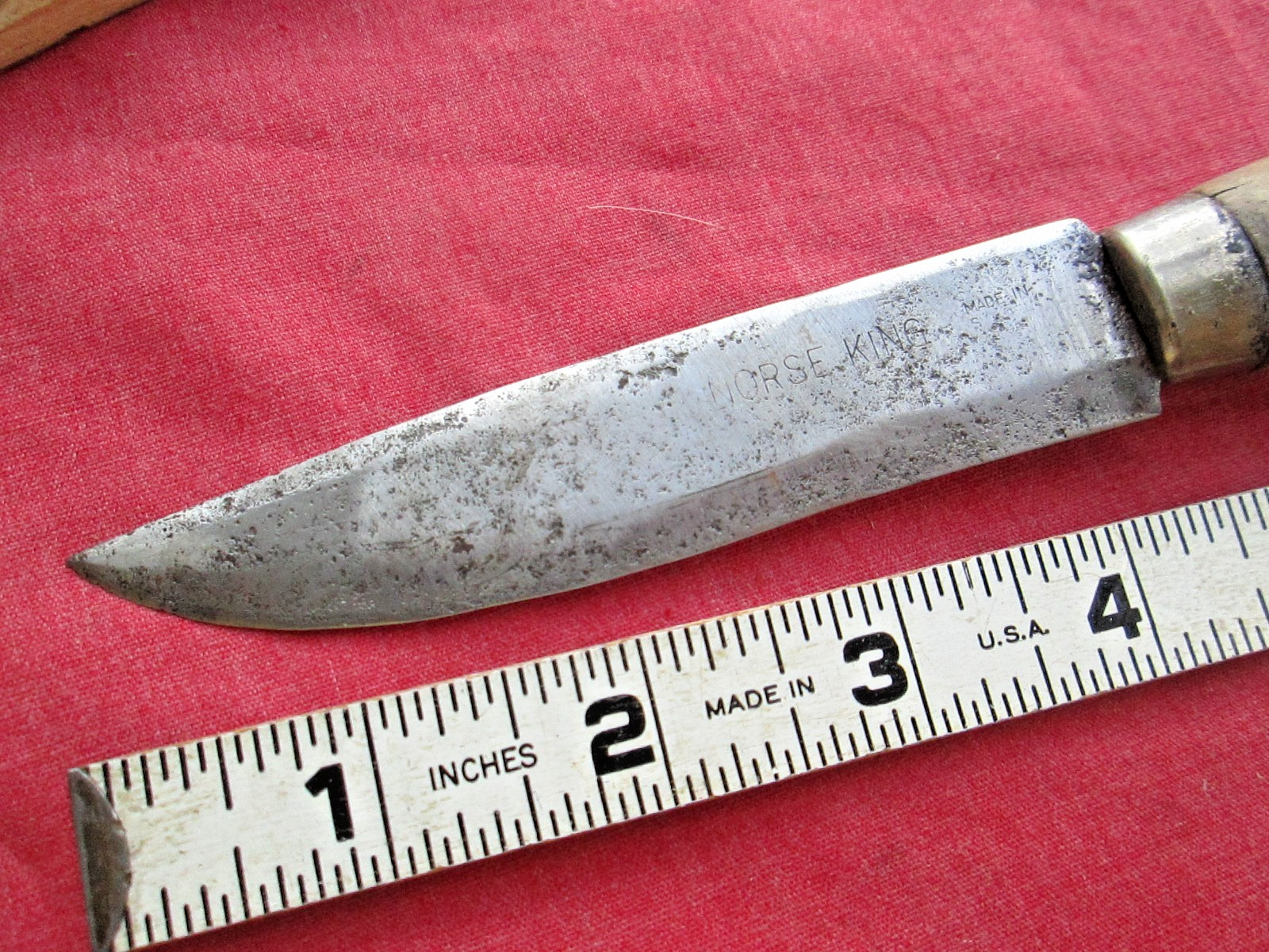 Vintage Norse Knives Sweden Puukko Wood Handle Knife Used