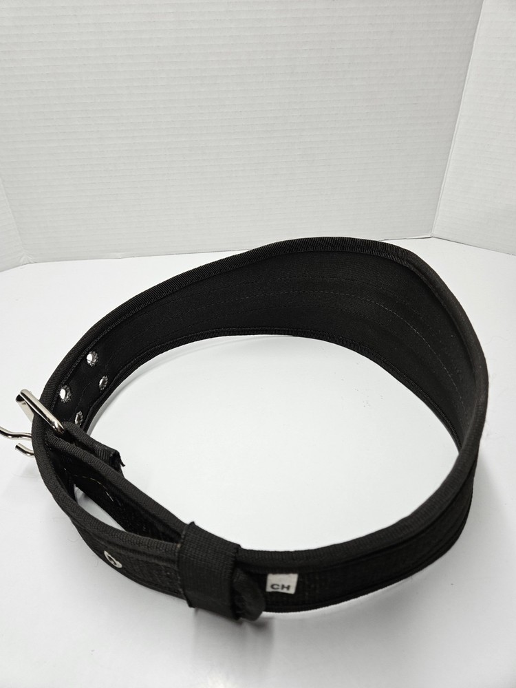 Black Belt With Double Eyelets For Lifting Heavy Objects Size Small 36" Long