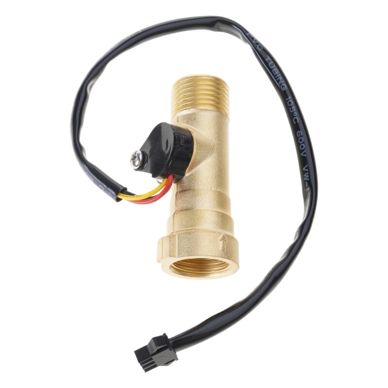 Upgrades Water Flows Sensors Brass Efficient Water Flows Meter for Tankless