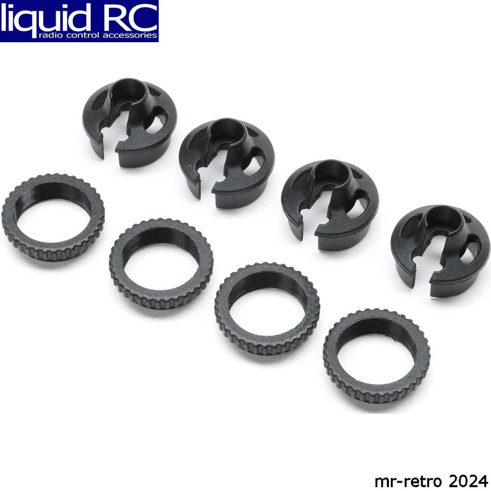 Losi -2411 Shock Spring Cup & Collar Set: 22S