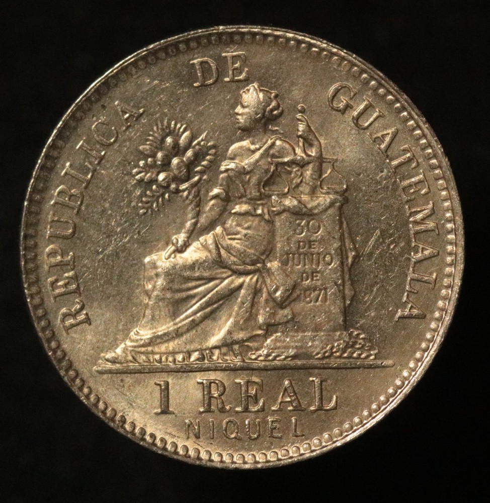 Guatemala 1912 1 Real - UNC WOW
