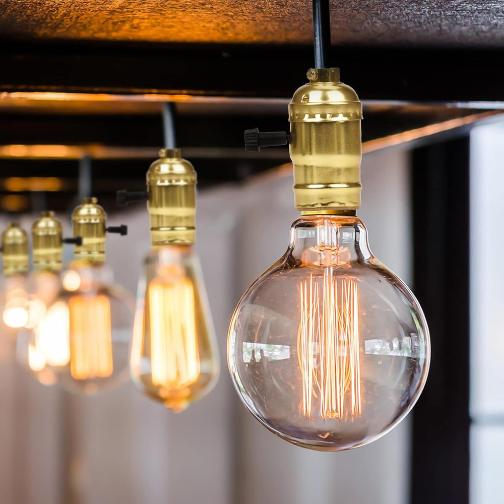 3-Way Lamp Socket Replacement,E26 Base UL Listed, Turn Knob for Low-Medium-High