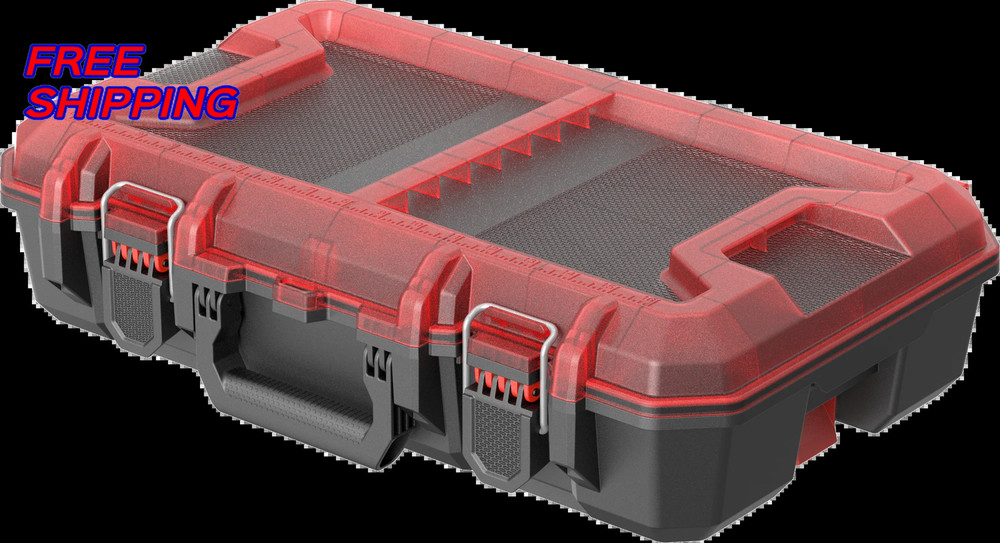 Stackable Toolbox Heavy Duty 3 Piece Modular Rolling System Equipment Storage