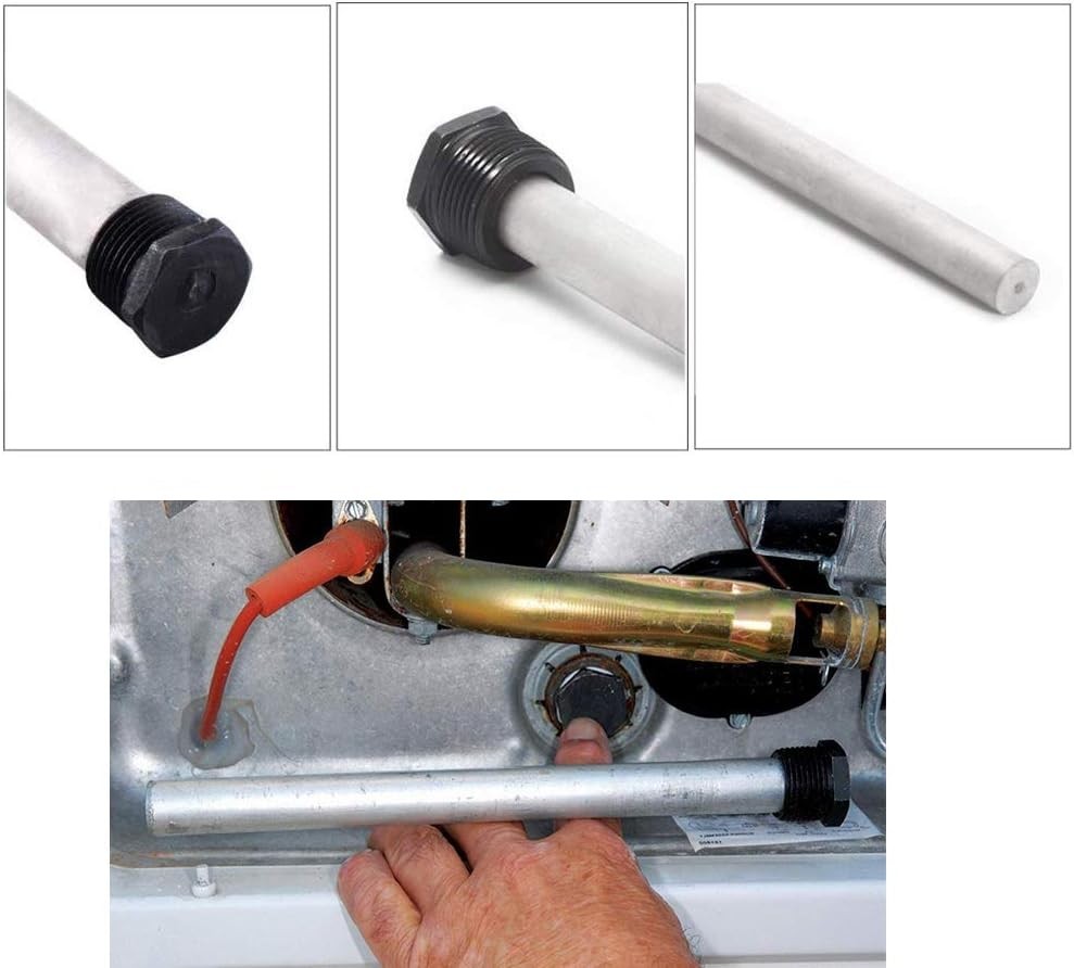 2-pack RV Water Heater Anode Rod - Magnesium Anode Rod 3/4 NTP Thread - Tank ...