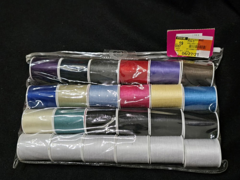 Allary All Purpose Thread, 100% Polyester, 24 Count
