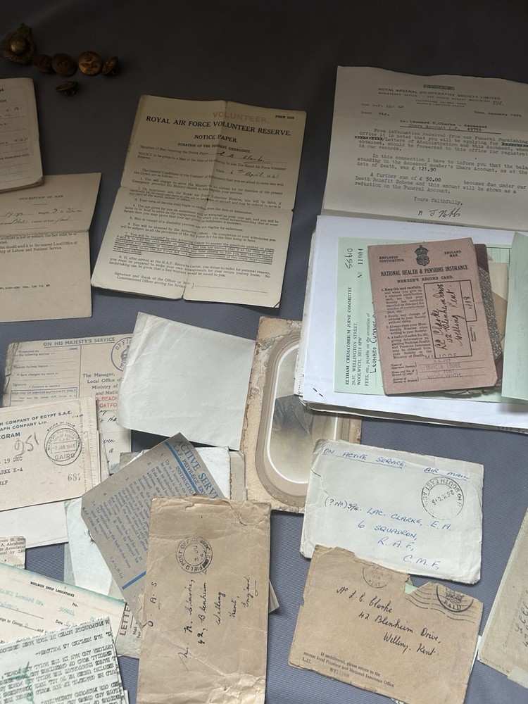 Ww2 RAF Grouping Wireless Operator Soe Training Kabrit Royal Air Force Named