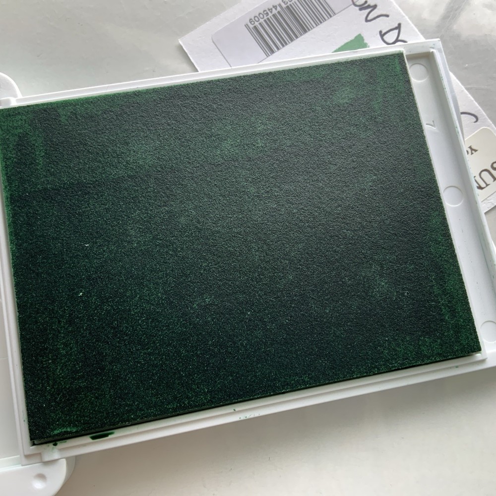 Stampin Up Ink Pad MINT MACARON Current Case Design AS IS FLAW